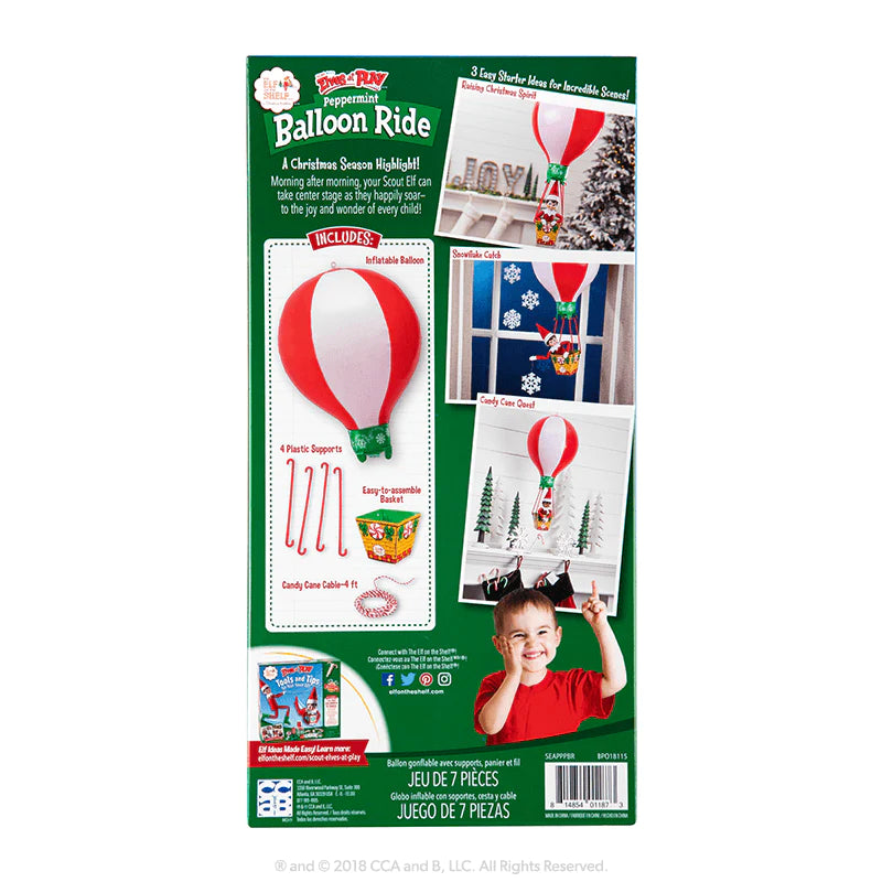 The Elf on the Shelf SEAP: Peppermint Balloon Ride
